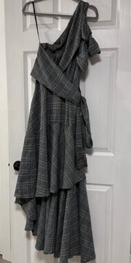 Gracia New Women's Checkered Couture Limited Edition Dress Size Medium